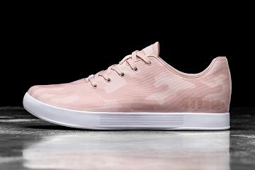 Rose / Camo Nobull Rose Camo Canvas Women's Trainers | CA W2128N